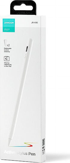 Joyroom JR-X9S Digital Touch Pen mit Palm Rejection in Weiß Farbe