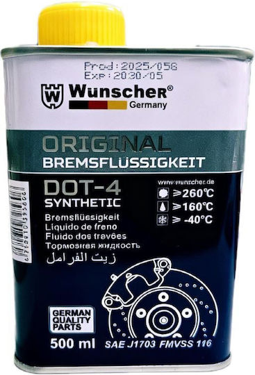 Wünscher Υγρά Φρένων DOT 4 500ml