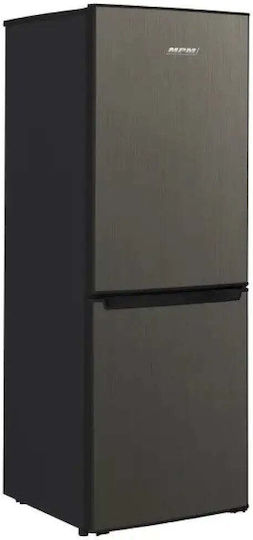 MPM Ψυγειοκαταψύκτης 207lt Υ150xΠ55xΒ58εκ. Γκρι MPM-215-KB-39/E