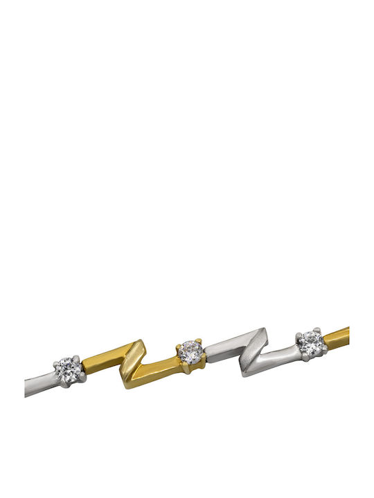 Savvas Design Γυναικείο Βραχιόλι Χρυσό 14Κ