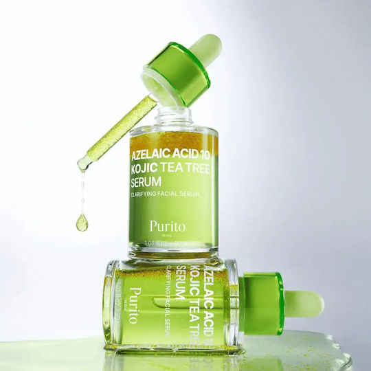 Purito Azelaic Acid 10 Kojic Tea Tree Serum Προσώπου για Λεύκανση & Ακμή 30ml