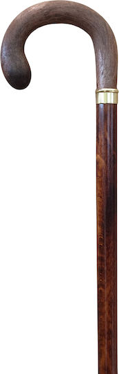 Gehstock Holz Esche Runde Griff Braun Garcia 726