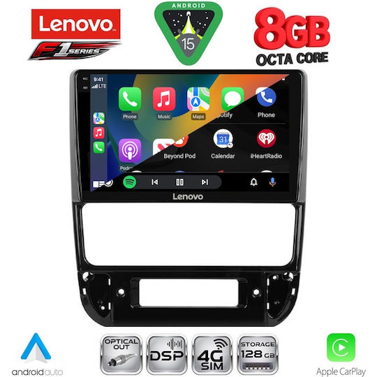 Lenovo Car Audio System for Peugeot 406 1998-2004 (Bluetooth/USB/WiFi/GPS/Apple-Carplay/Android-Auto) with Touch Screen 9"