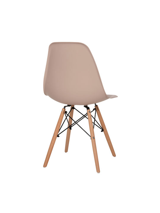 Alta Stühle Speisesaal Cappuccino-natural 1Stück 46x50x82cm