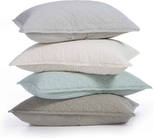 Nef-Nef Homeware Set Față de Pernă Oxford Argint 52x72cm.