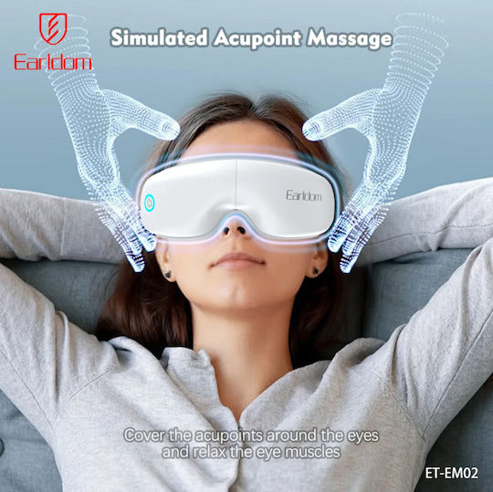 Earldom Massage Device for the Eyes with Vibration and Heating Function