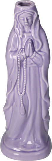 Vază Decorativă Ceramică Violet 10x9x28cm 1buc