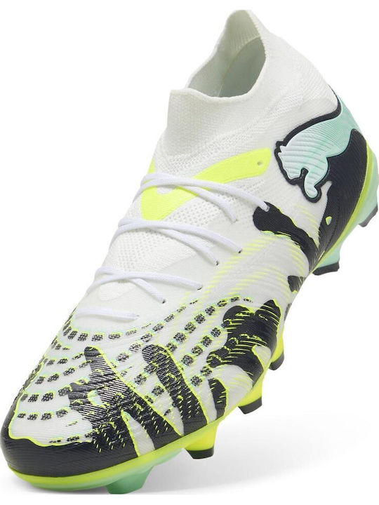 PUMA Future Football Shoes with Cleats White PUMA Future Football Shoes with Cleats White