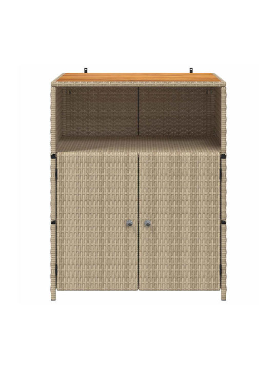 Cabinet de depozitare din lemn masiv L70xW50xH87buc