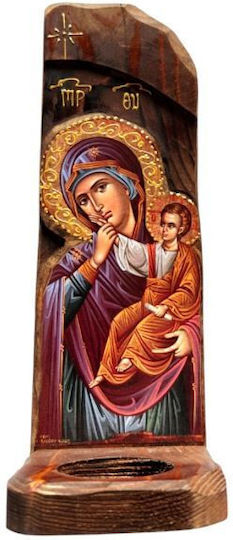 IconsGR Масово Кандило Дърво 8x8x20εκ. ΚΑΝΤ9