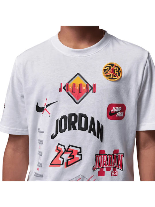 Kinder-T-Shirt Weiß Jdb Dynasty Patch