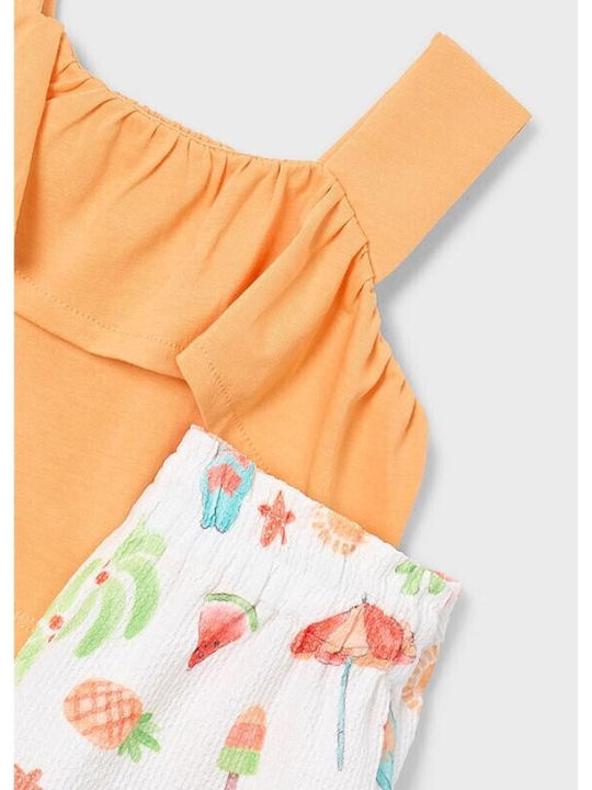 Kinder-Set mit Shorts Sommer 2Stück Orange