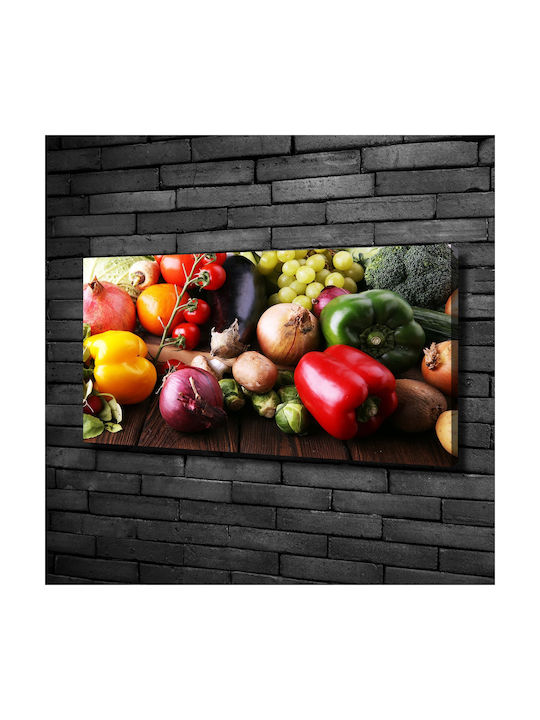 Dekoratives Gemälde Segeltuch Geeignet Für Jeden Raum Gemüse Früchte 100x50 cm