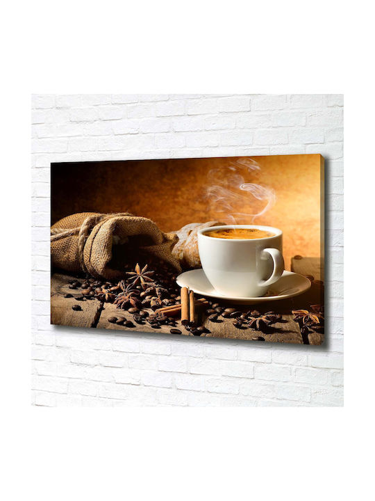 Wandbild Segeltuch Feste Robuste Konstruktion Kaffee Gewürze 100x70 cm