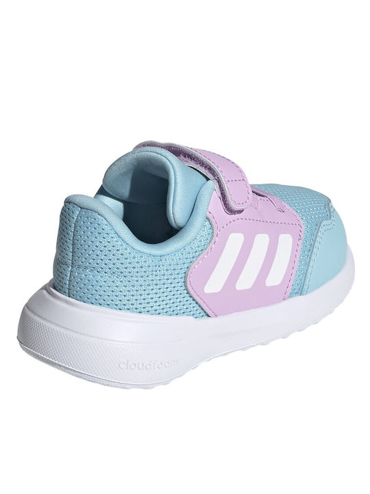 Tensaur Run 3.0 El Kids Sports Shoes Running with Hoop & Loop Closure Light Blue