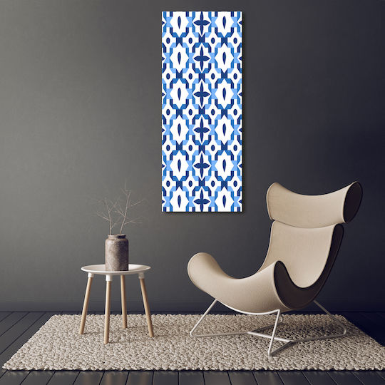 Wandbild Segeltuch Stabile Robuste Konstruktion Geometrischer Hintergrund 50x125 cm