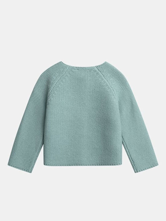 Kids Cardigan Knitted Blue