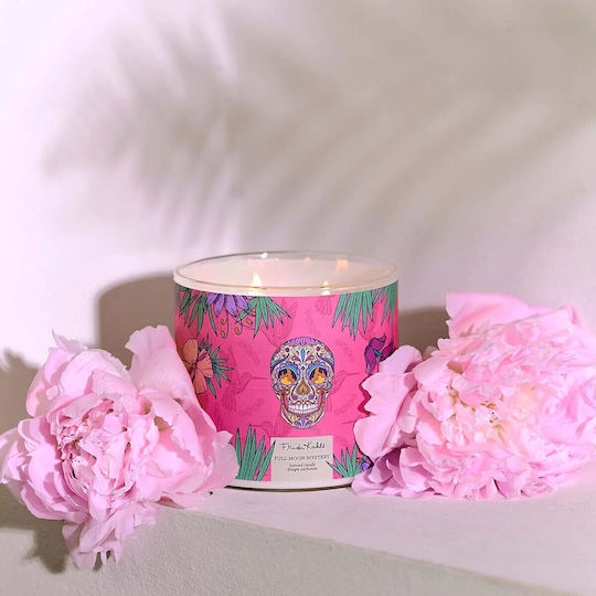 Frida Kahlo Full Moon Mystery Φυτικό Κερί 3 Φυτίλια 400ml Ξυλώδες Κέδρος Έλατο