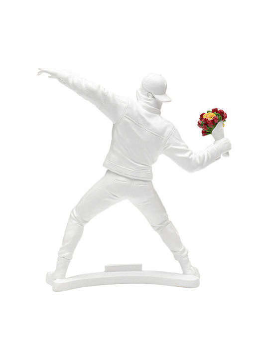 Decorative Tabletop Sportsman White 7x24x27 cm