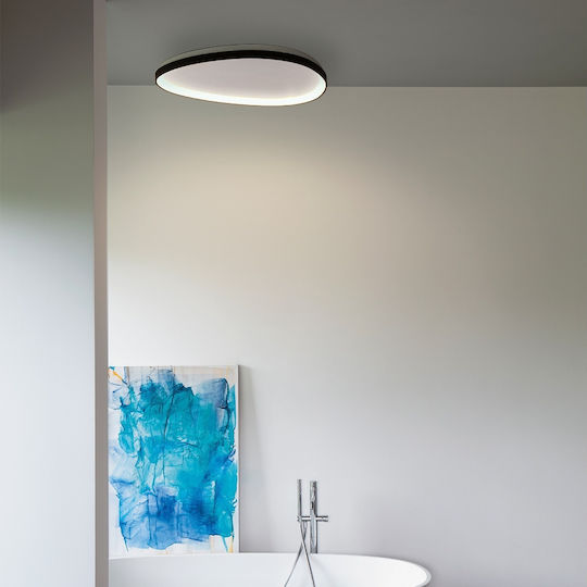 Ideal Lux Таванно осветление 61бр Черен с Вграден LED