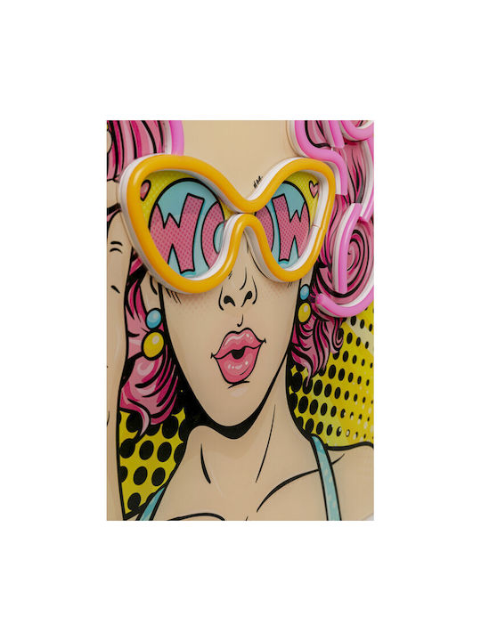 Glass Picture Beauty Led 39x39cm