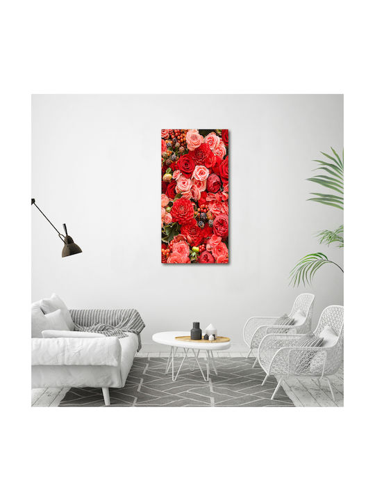 Panou De Perete Pânză Casă & Birou Buchet De Flori 60x120 Cm