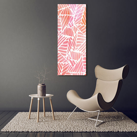 Panou De Perete Pânză Finisaj Îngrijit Design Abstract 50x125 Cm