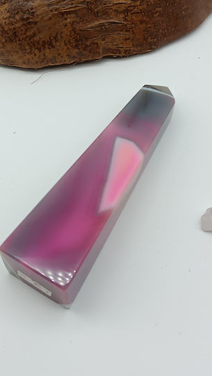 Pink Agate Obelisk – 344 Gr