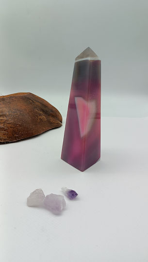 Pink Agate Obelisk – 344 Gr