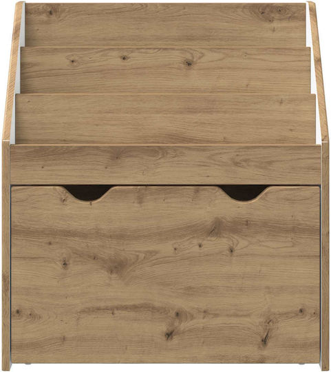 Bücherregal Boden Braun 60x29.5x69cm