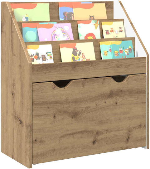 Bücherregal Boden Braun 60x29.5x69cm