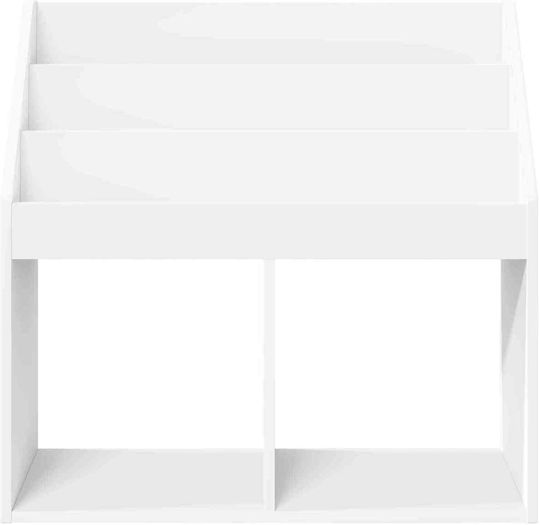 Βιβλιοθήκη Δαπέδου Ξύλινη Λευκή 72.5x29.5x69cm