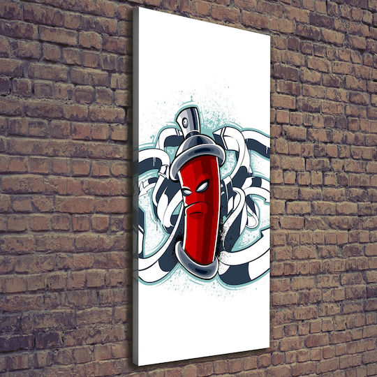 Wall Canvas Painting Emphasis On Quality Detail Graffiti 50x125 Cm