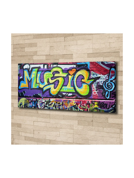 Panou De Perete Pânză De Înaltă Calitate Imprimare Graffiti Pe Perete 125x50 Cm