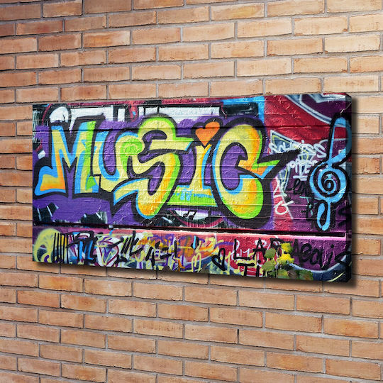 Wall Canvas Painting High Quality Graffiti Print On Wall 120x60 Cm