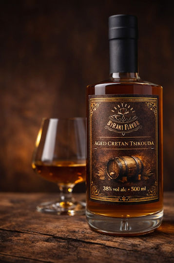 ByRaki Flavor Gereifte Tsikoudía 38% 500ml