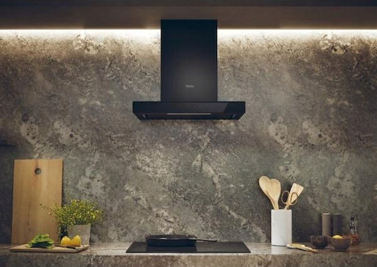 Haier Απορροφητήρας Καμινάδα 60cm Μαύρος με Wi-Fi