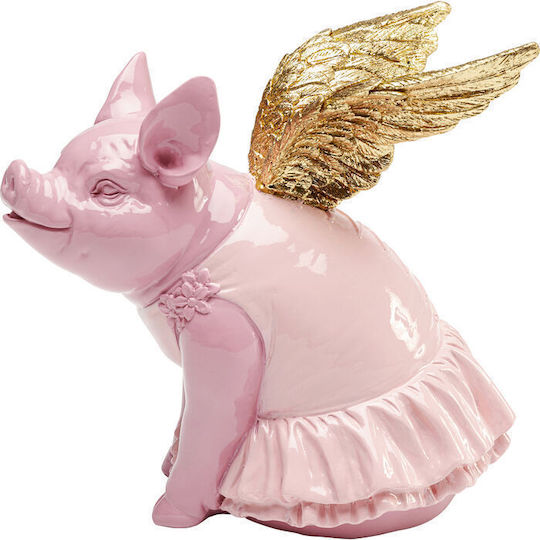 Κουμπαράς Flying Pig Κεραμικός Ροζ 18*12*17εκ