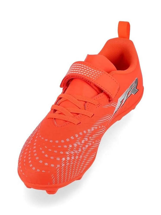 FG/AG Kids Soccer Cleats With Molded Orange