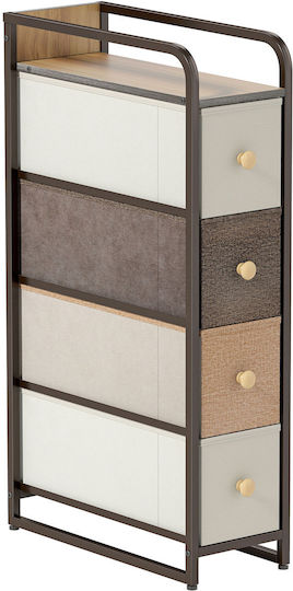 HomCom Fabric Storage Case For Clothes 20x47x84.5cm 1pcs
