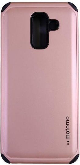 Sam Back Cover Silicone / Plastic Rose Gold (Galaxy A6+ 2018)