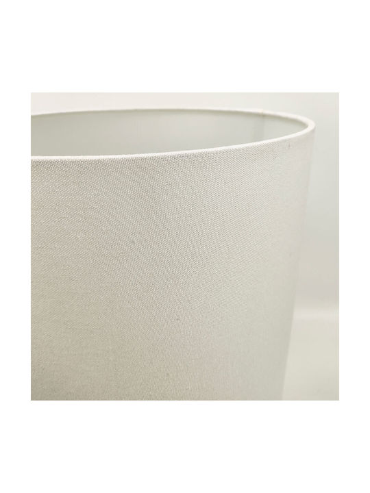 InTheBox Egli Ceramică Lampă de masă cu Abajur Alb și Bază Portocaliu