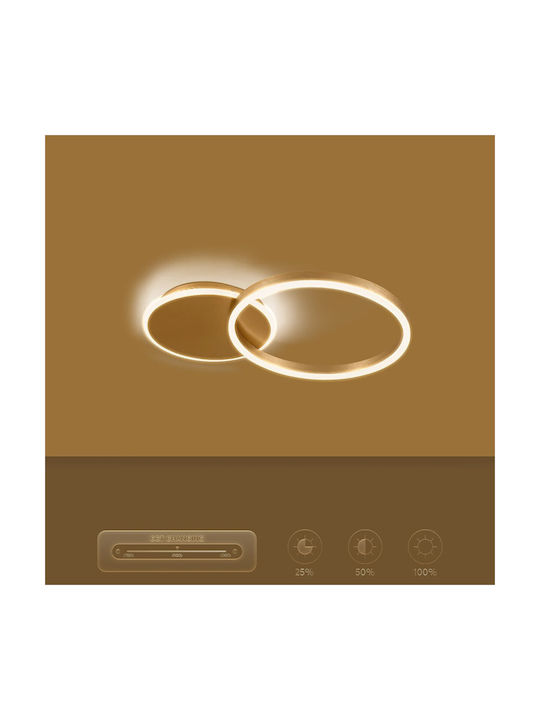 kelvo Ceiling Mount Light 60cm White with Integrated LED
