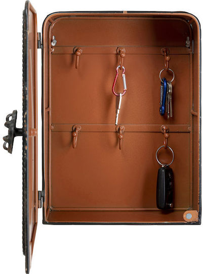 Kare Design Suport Chei de Perete Metalic 24x13x31cm