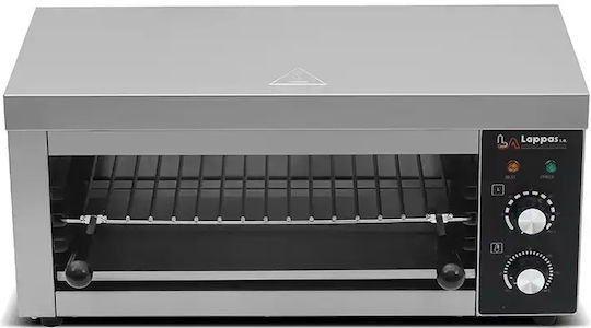 Lappas Electric Commercial Salamander Oven 2kW with Dimensions 61x35x28cm