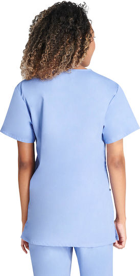 Cherokee Originals Unisex Light Blue Pants & Blouse Set Cotton and Polyester