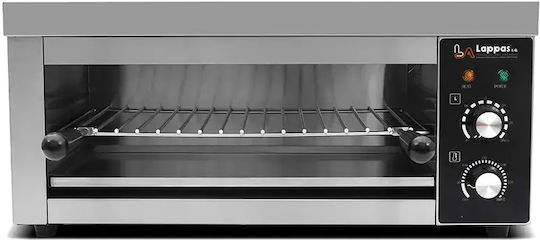 Lappas Electric Commercial Salamander Oven 2kW with Dimensions 61x35x28cm