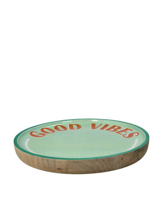 Platou Decorativ Verde 1buc 25x25x2.5buc Platou Decorativ Verde 1buc 25x25x2.5buc