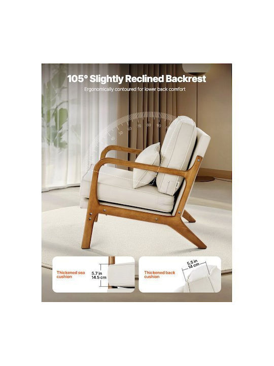 Vielseitiger Sitzsack Nackenrolle Braun
