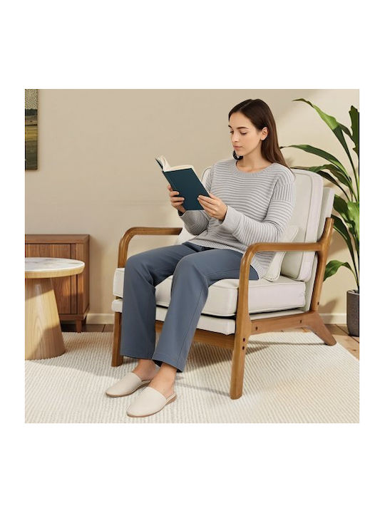 Vielseitiger Sitzsack Nackenrolle Braun